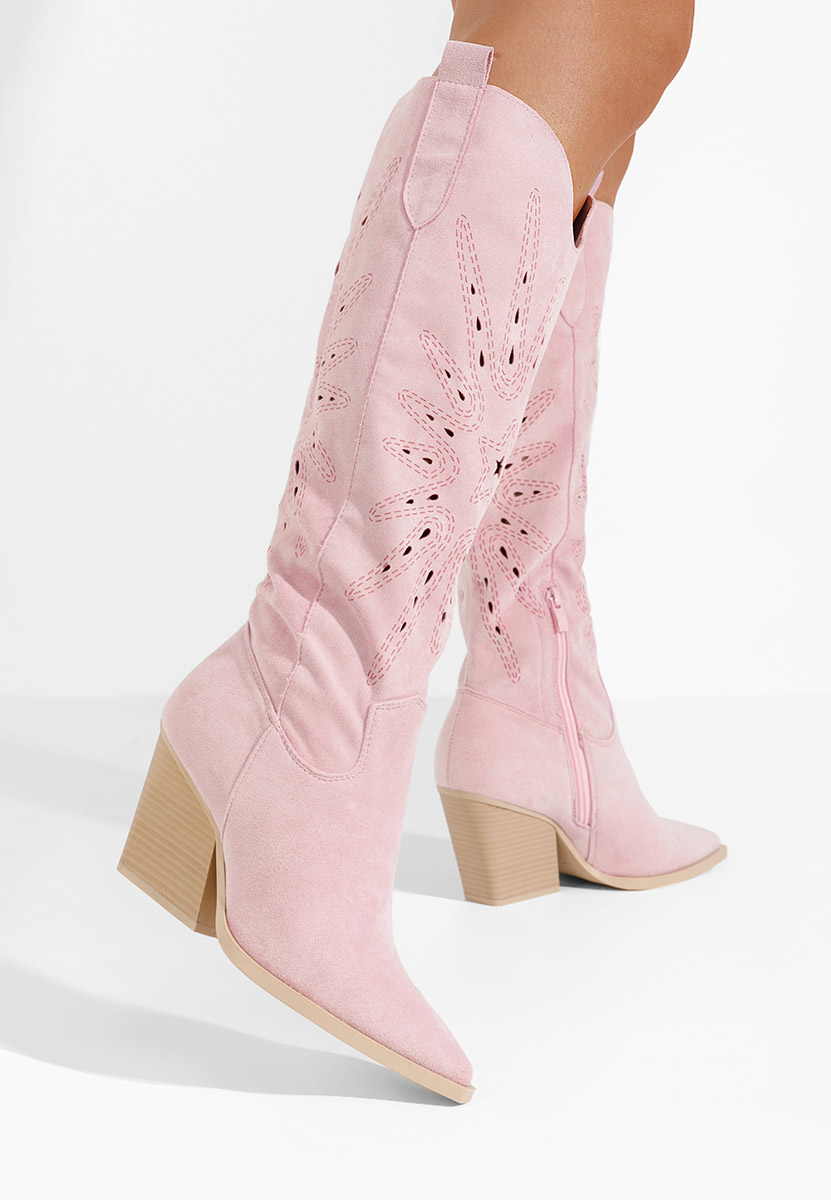 Καουμπόικες Μπότες Ledora V2 ροζ