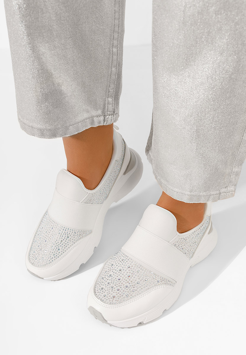 Sneakers γυναικεια Zaliana λευκά