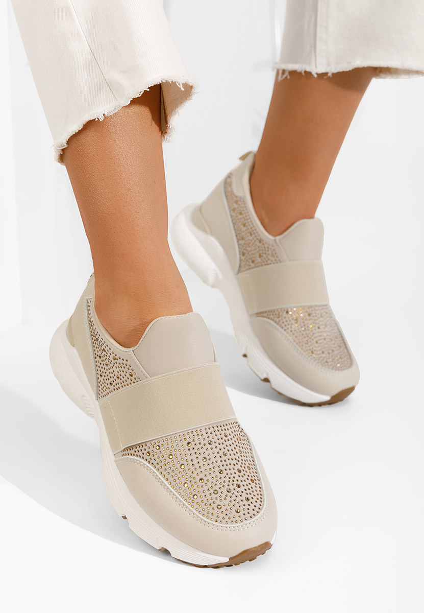 Sneakers γυναικεια Zaliana V2 μπεζ