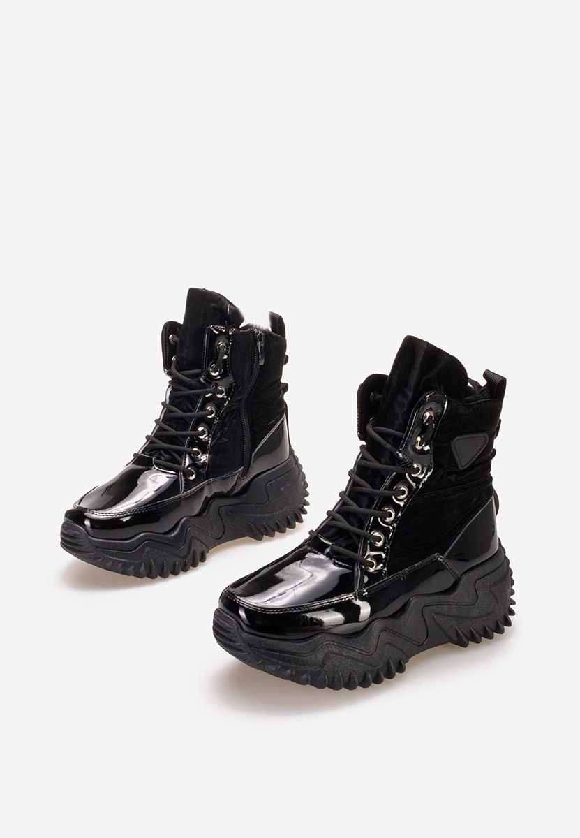 Sneakers με πλατφόρμα Nalonia Μαύρα