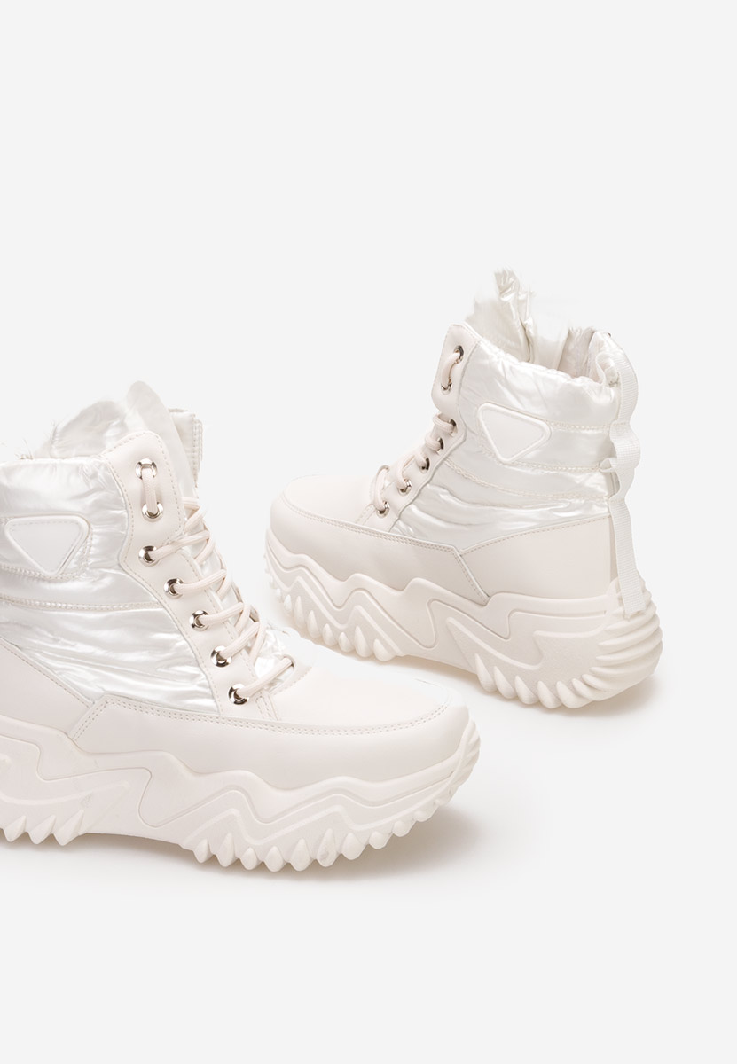 Χειμερινά sneakers γυναικεια Nalonia μπεζ