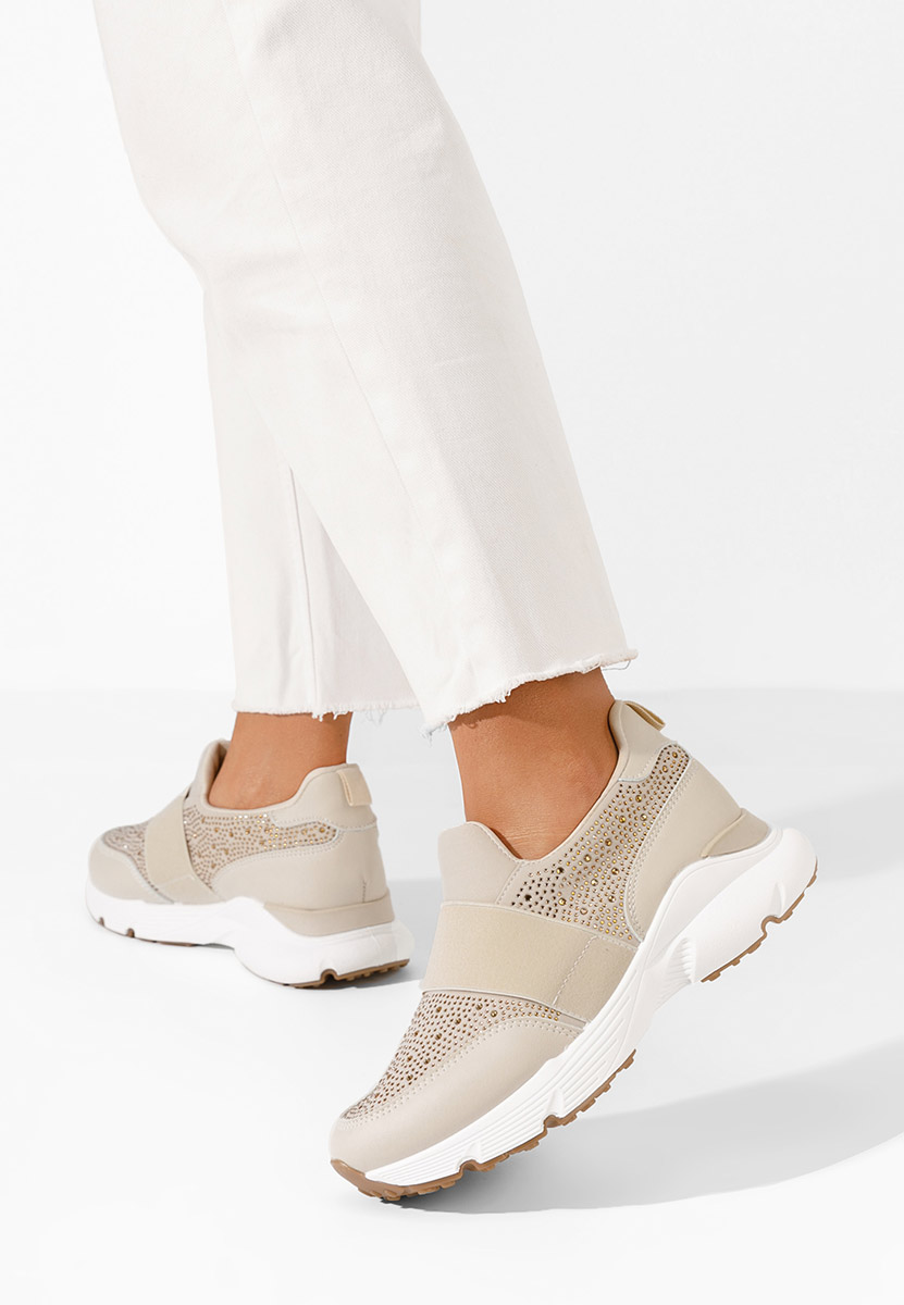 Sneakers γυναικεια Zaliana V2 μπεζ