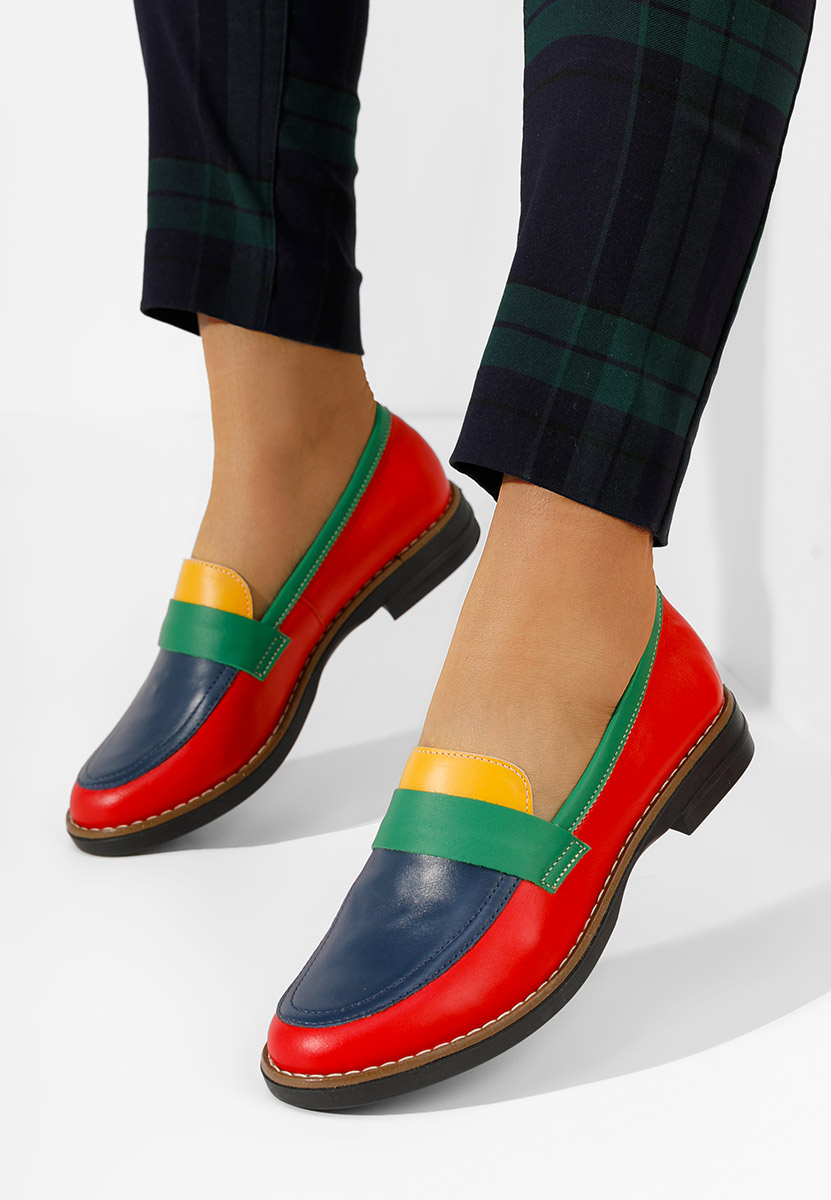 Δερμάτινα μοκασινια γυναικεια Aleda Πολυχρωμο Δερμάτινα μοκασινια γυναικεια Aleda Πολυχρωμο