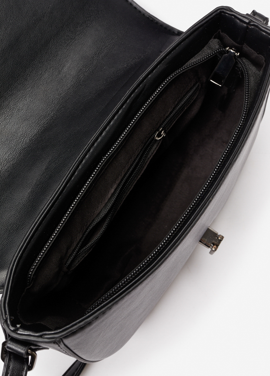 Τσάντα crossbody Velinda Μαύρα