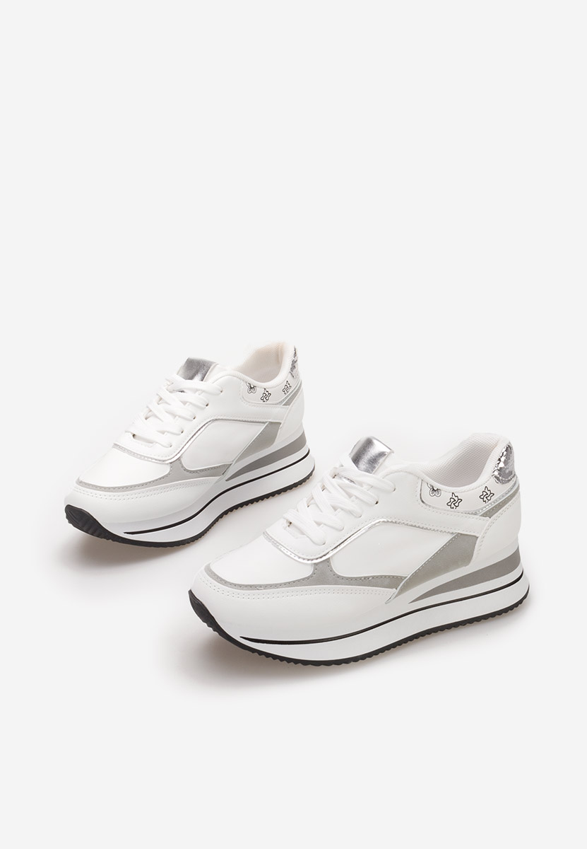 Sneakers με πλατφόρμα Aralda λευκά