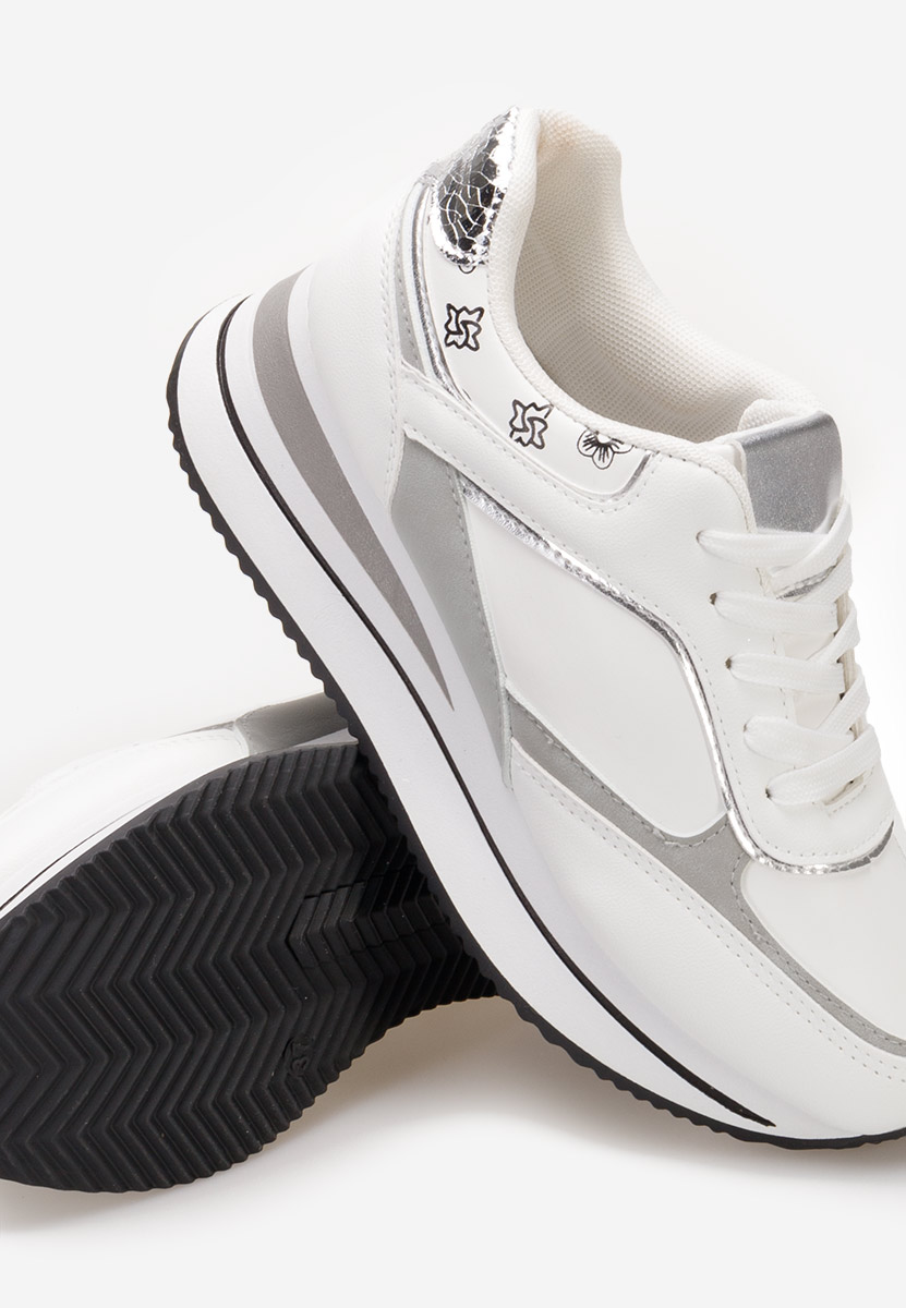 Sneakers με πλατφόρμα Aralda λευκά