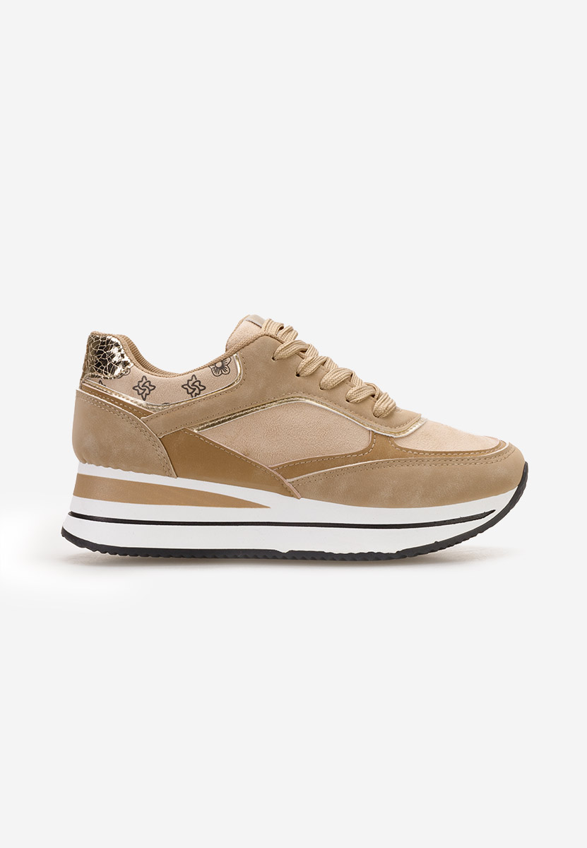 Sneakers με πλατφόρμα Aralda χακι