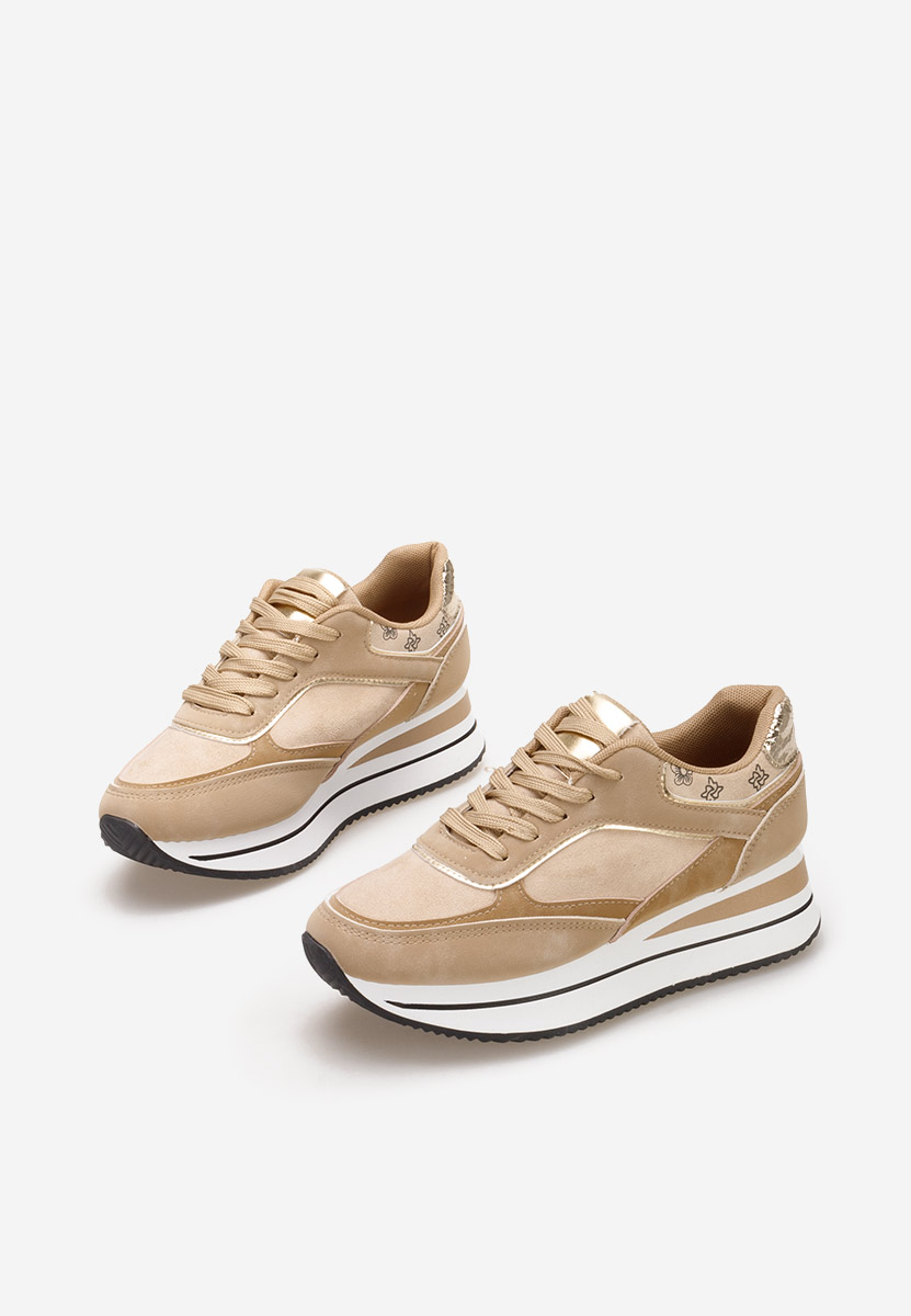 Sneakers με πλατφόρμα Aralda χακι