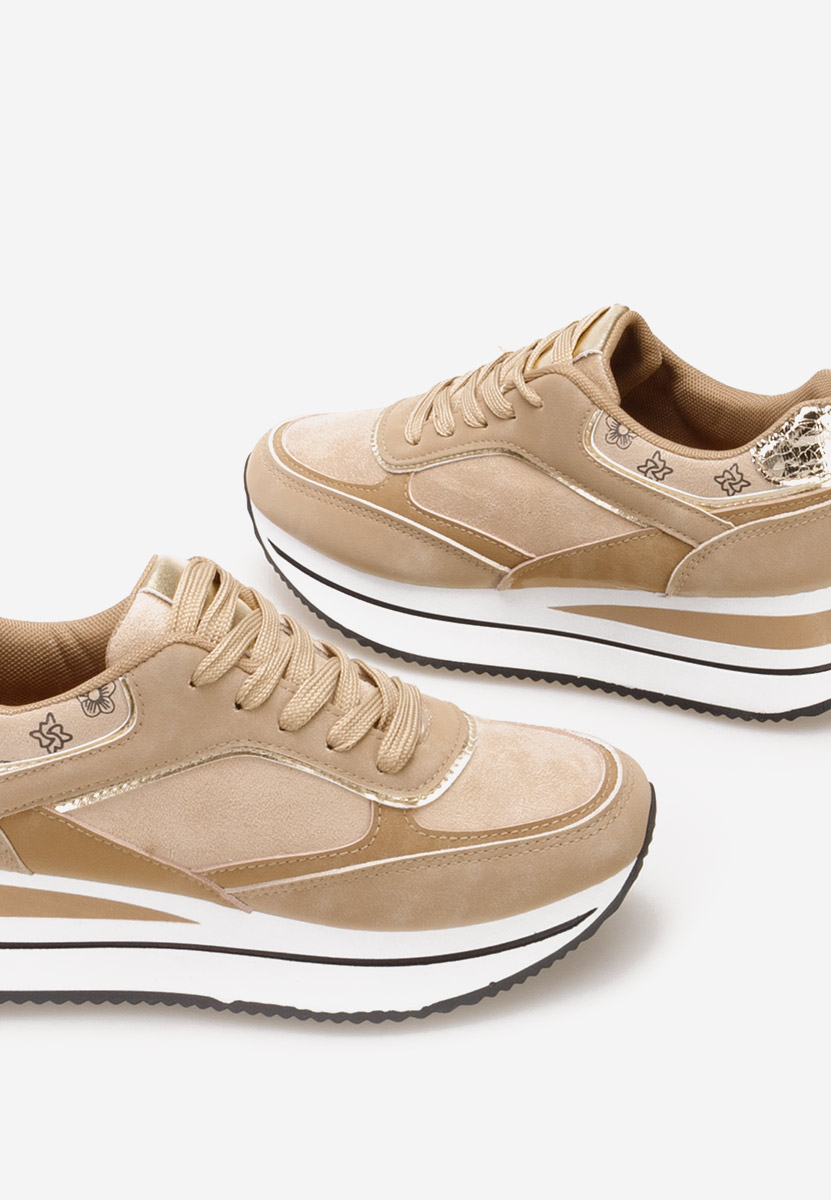 Sneakers με πλατφόρμα Aralda χακι