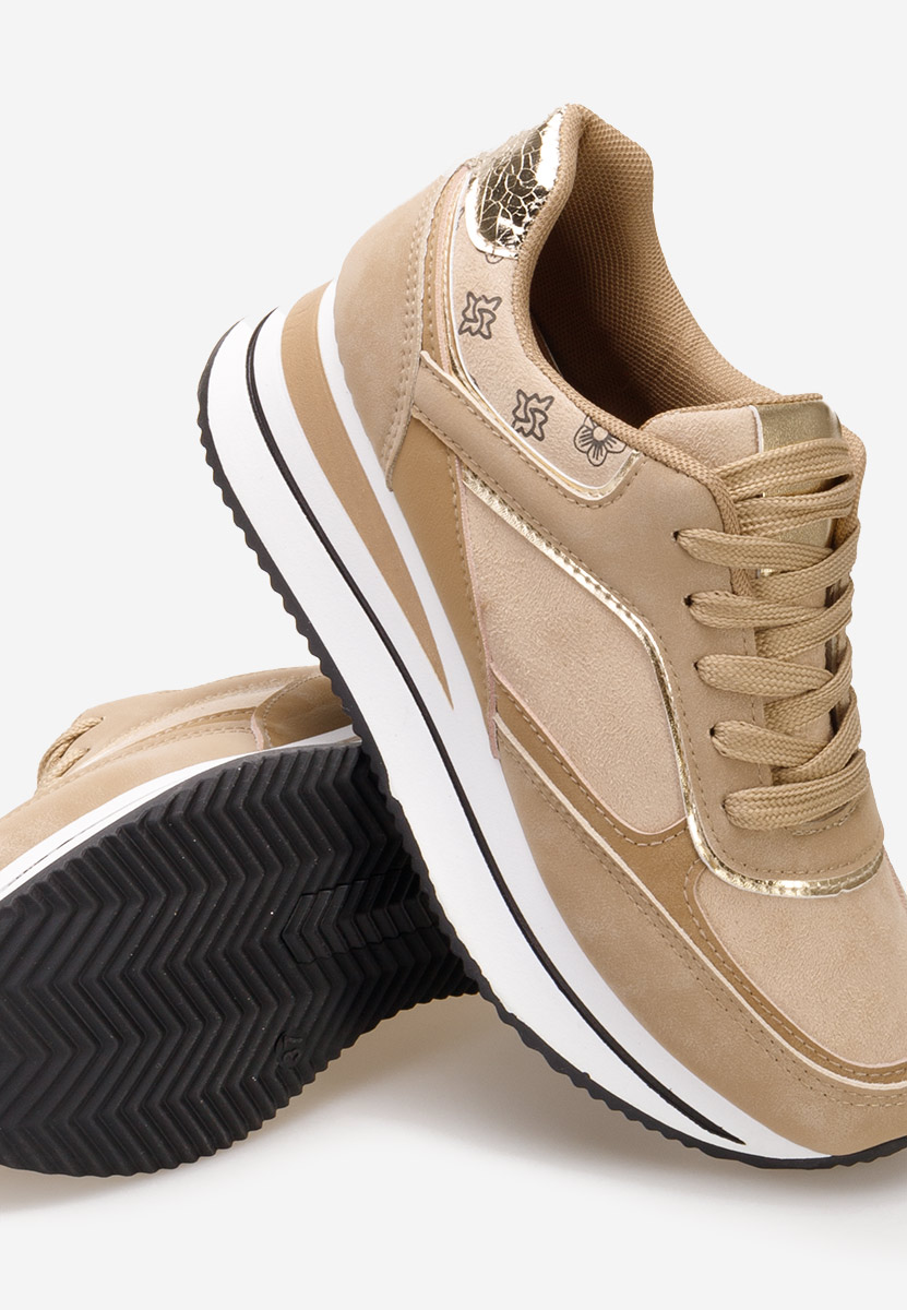 Sneakers με πλατφόρμα Aralda χακι