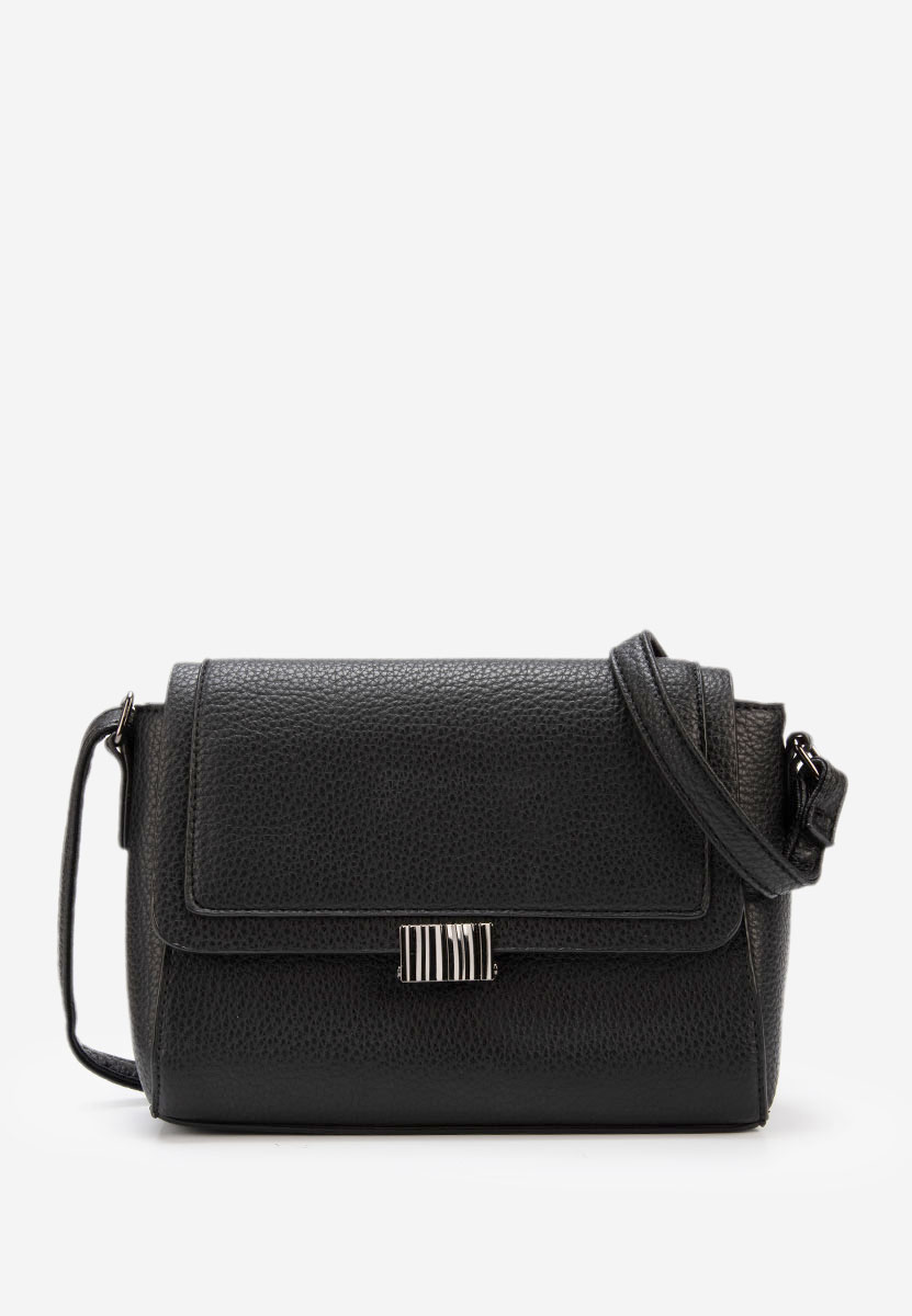 Τσάντα crossbody Jania Μαύρα