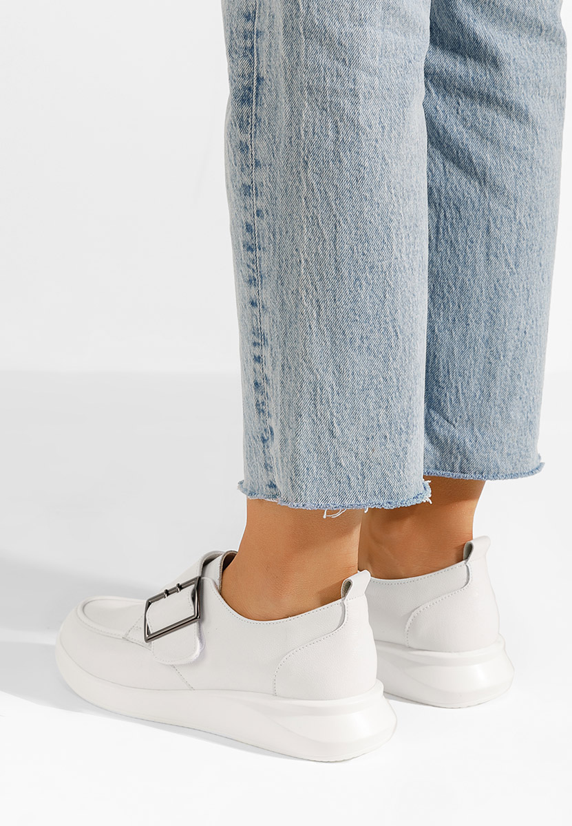 Παπούτσια Casual Sylia λευκά