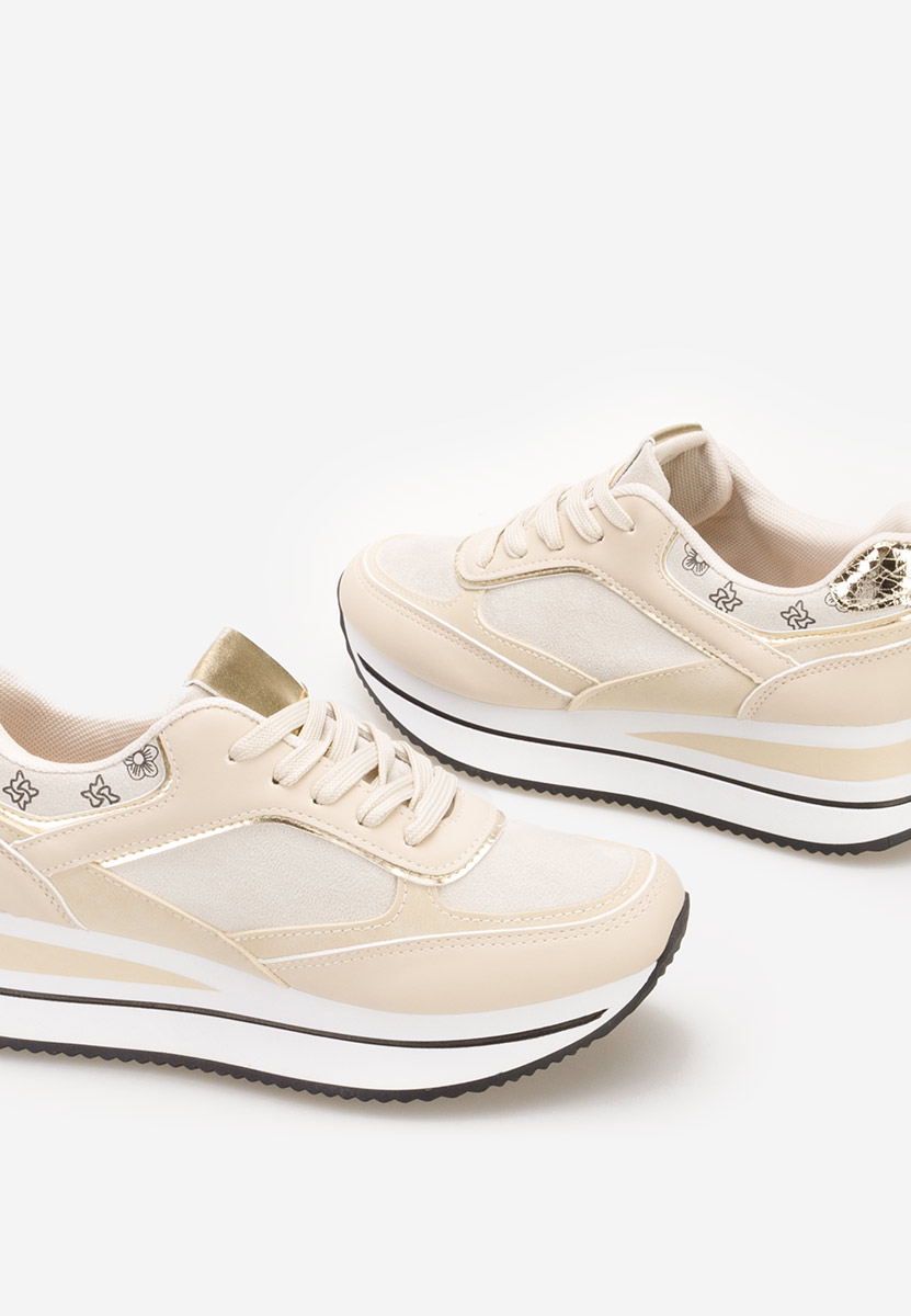 Sneakers με πλατφόρμα Aralda μπεζ