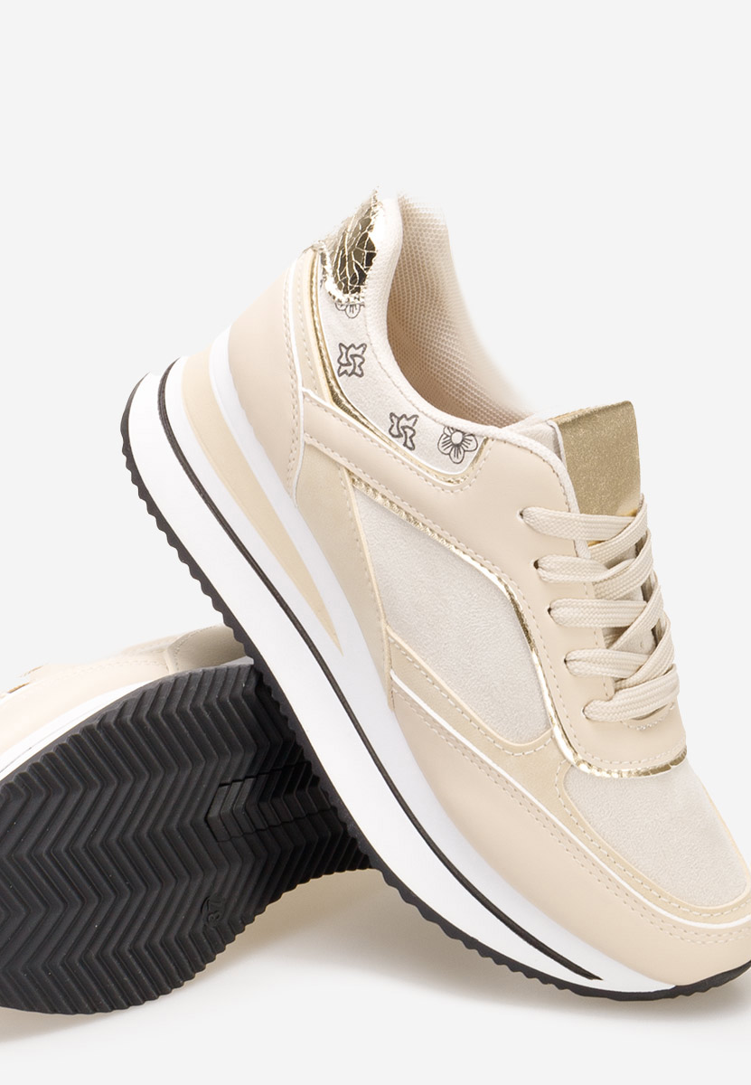 Sneakers με πλατφόρμα Aralda μπεζ