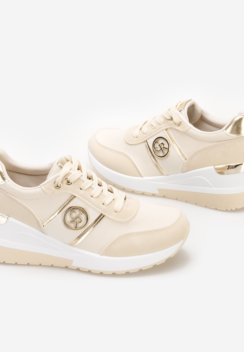 Sneakers γυναικεια Rhisa μπεζ