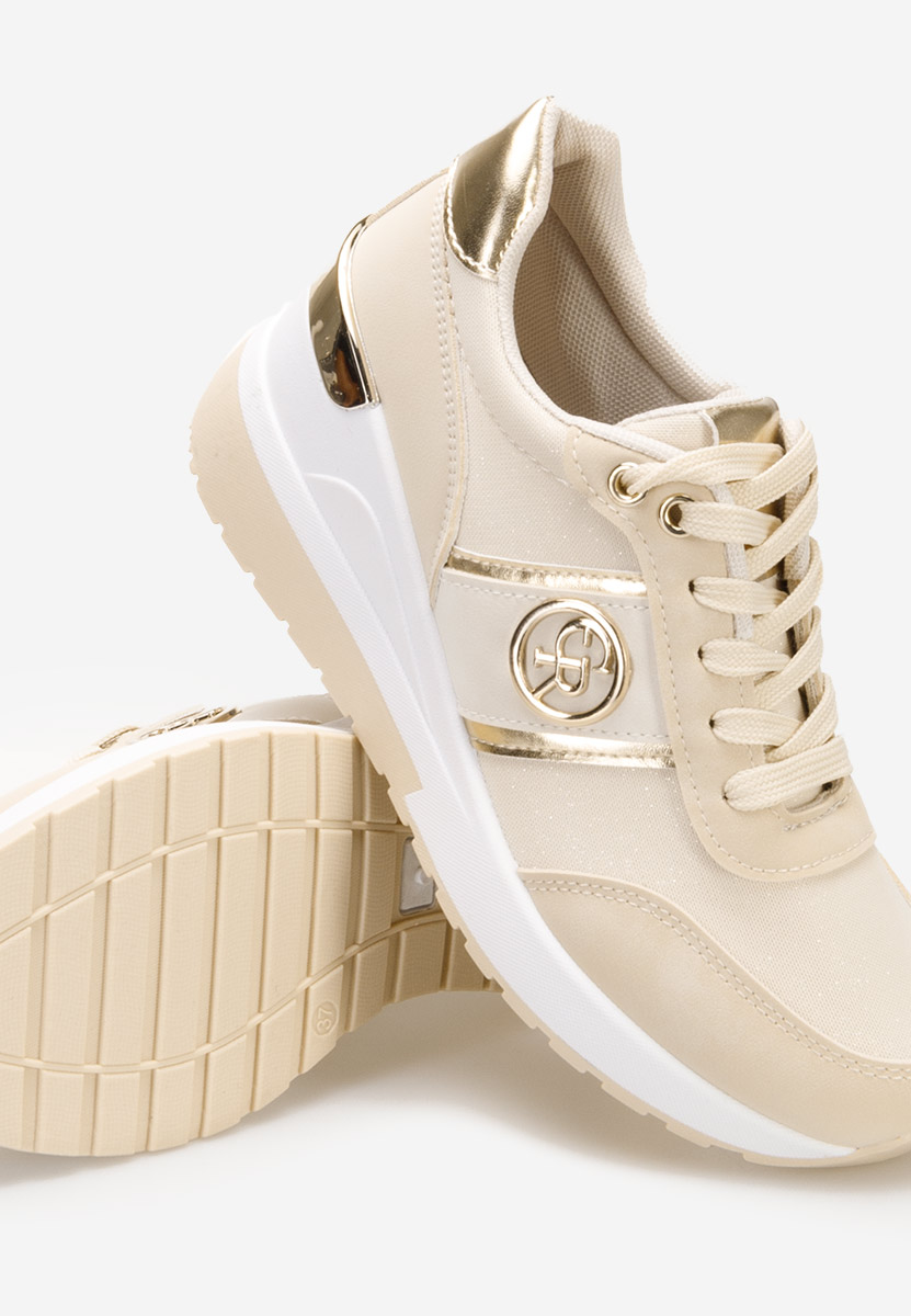 Sneakers γυναικεια Rhisa μπεζ