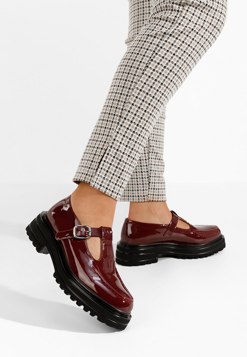 Casual παπουτσια γυναικεια Pandy μπορντό Casual παπουτσια γυναικεια Pandy μπορντό