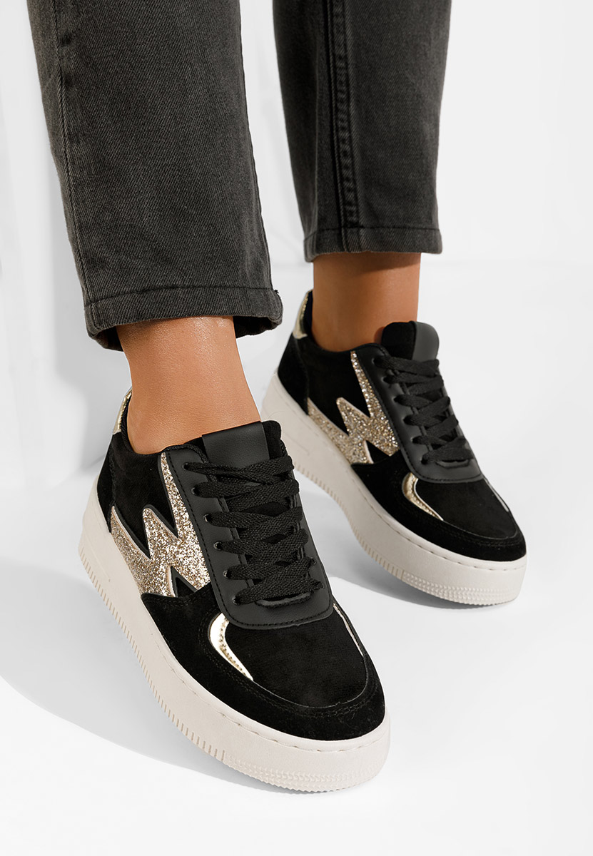 Sneakers με πλατφόρμα Nadine μαύρα