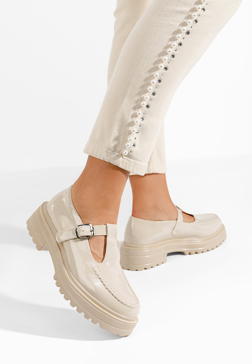 Casual παπουτσια γυναικεια Pandy μπεζ Casual παπουτσια γυναικεια Pandy μπεζ