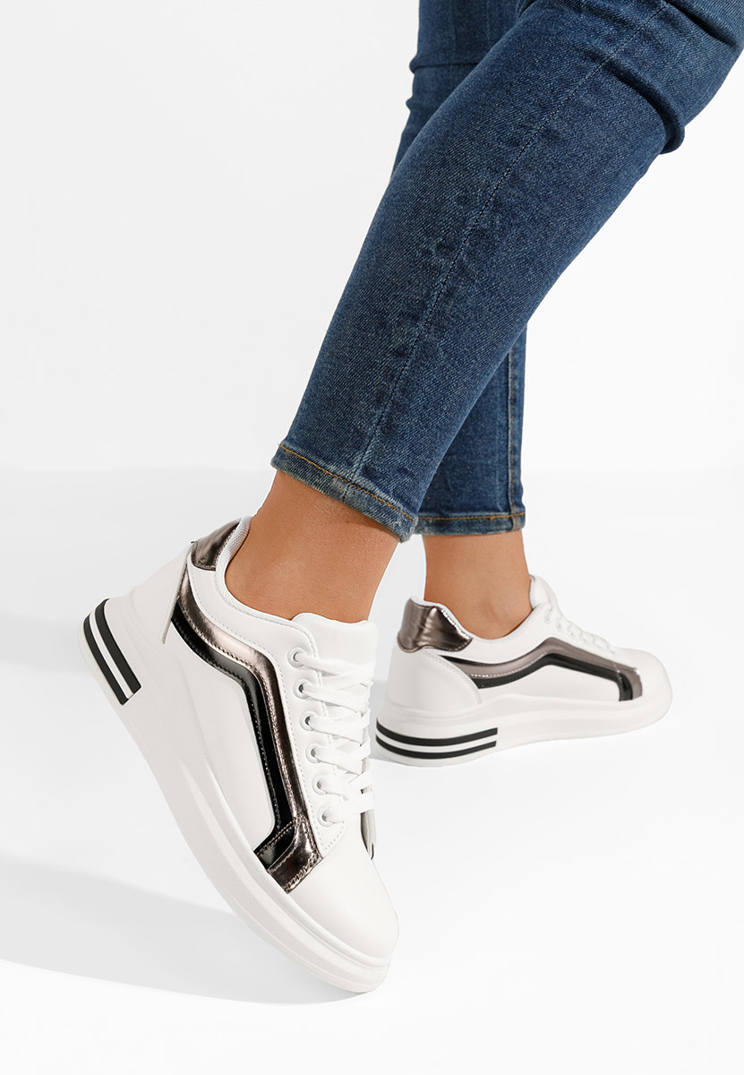 Sneakers γυναικεια Ateliana V5 λευκά