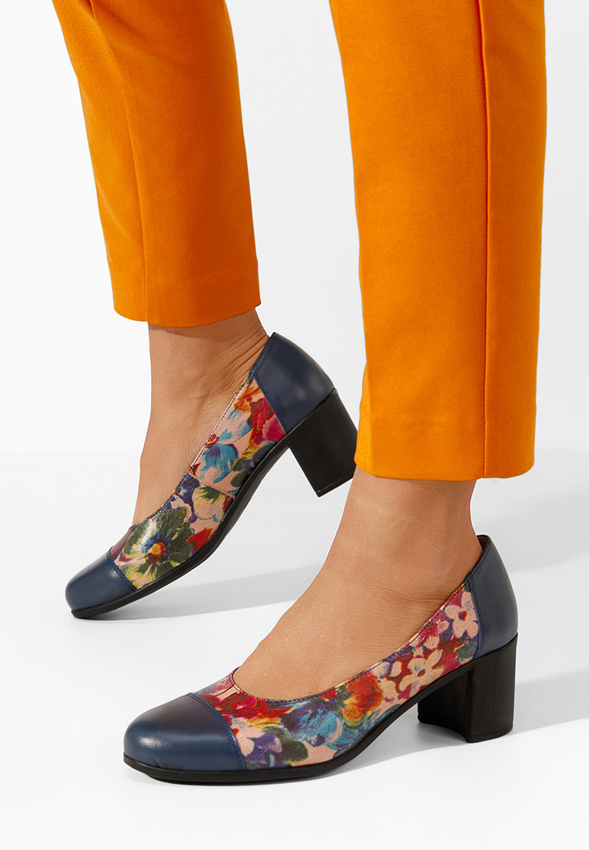 Γόβες με χοντρό τακούνι Judy Πολυχρωμο