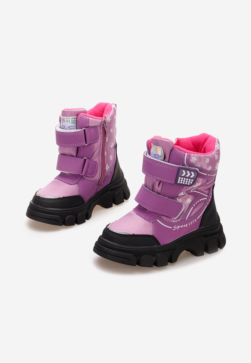 Κοριτσίστικες μποτάκια Mendoza μωβ