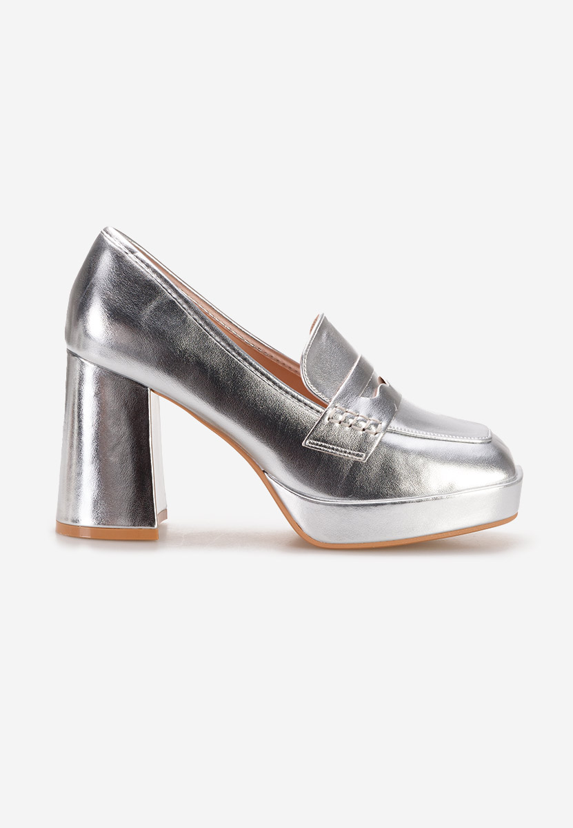 Loafers γυναικεια με τακουνι Alidia ασιμι