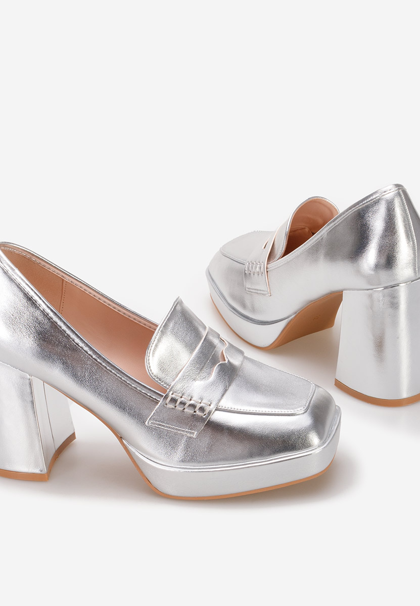 Loafers γυναικεια με τακουνι Alidia ασιμι