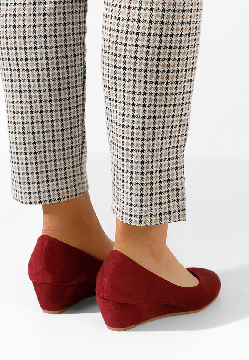 Ανατομικά παπούτσια Orsola μπορντό