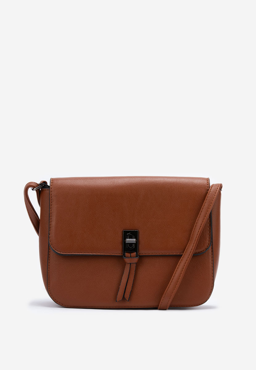 Τσάντα crossbody Hintia καφε
