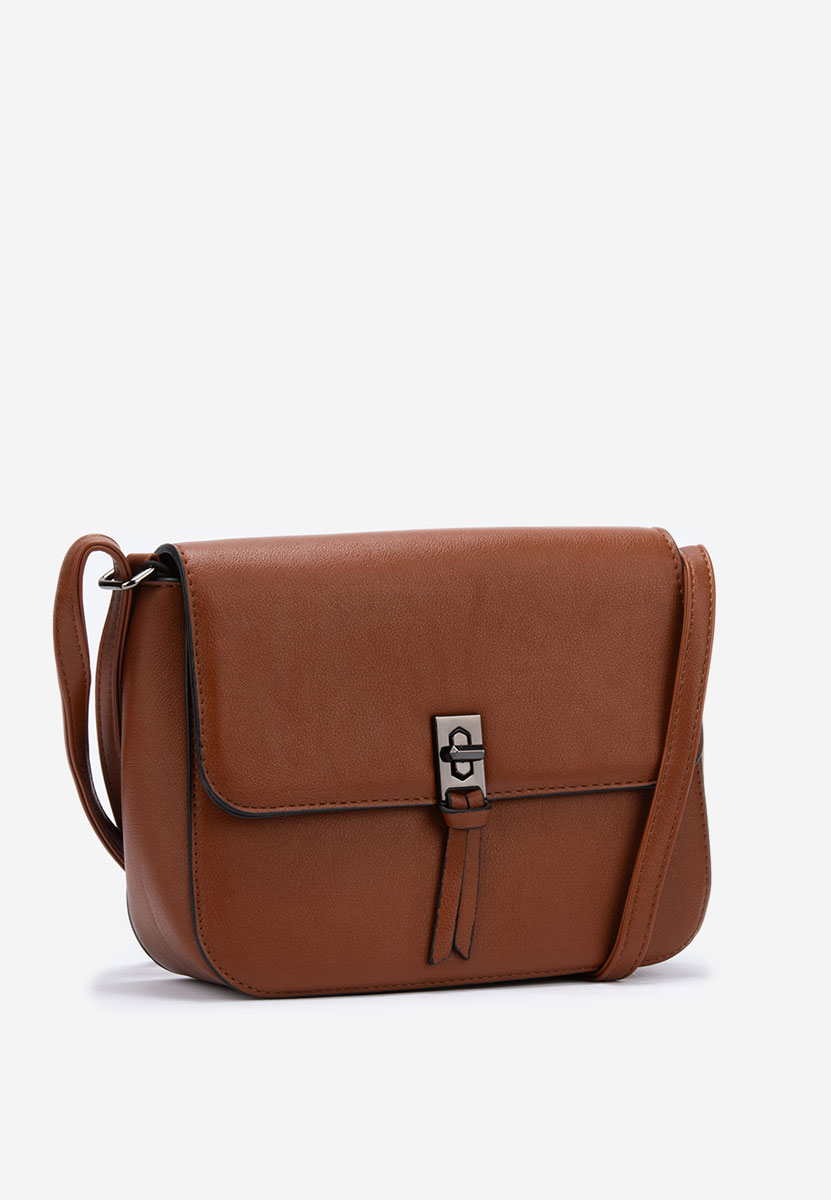 Τσάντα crossbody Hintia καφε