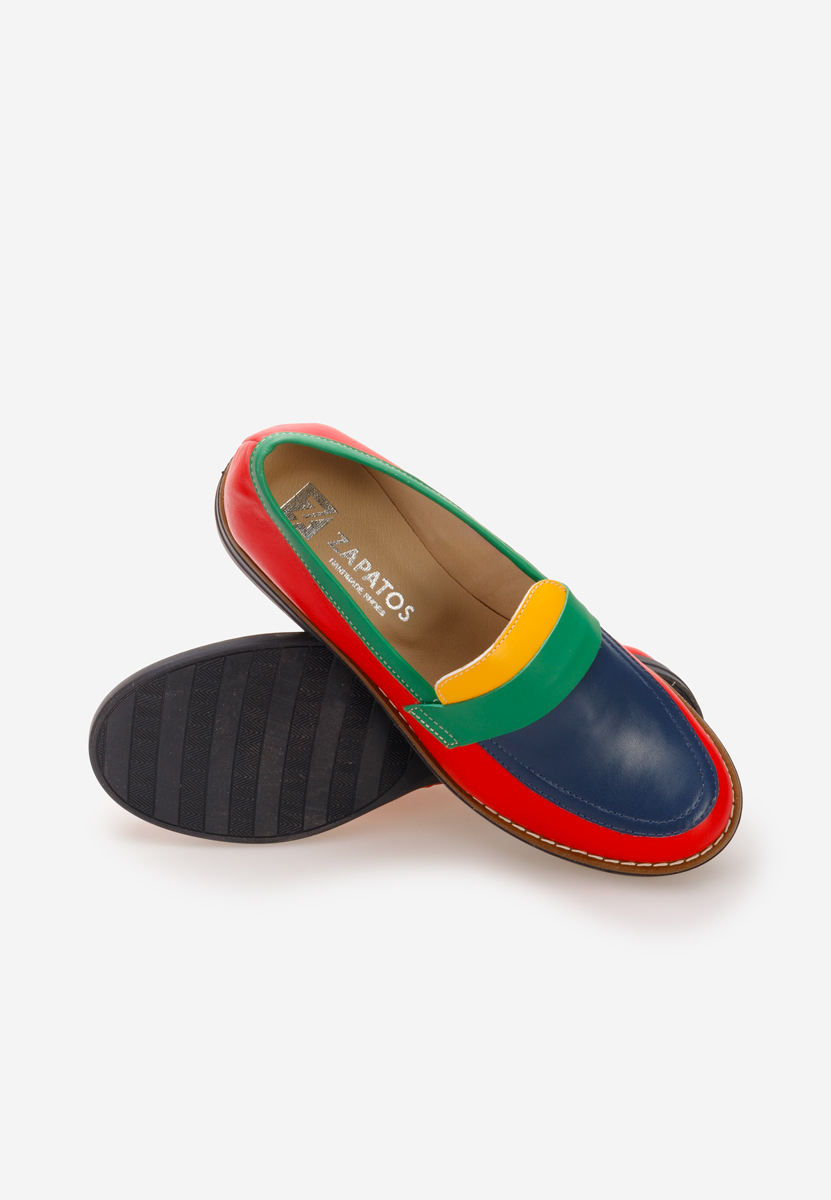 Δερμάτινα μοκασινια γυναικεια Aleda Πολυχρωμο Δερμάτινα μοκασινια γυναικεια Aleda Πολυχρωμο