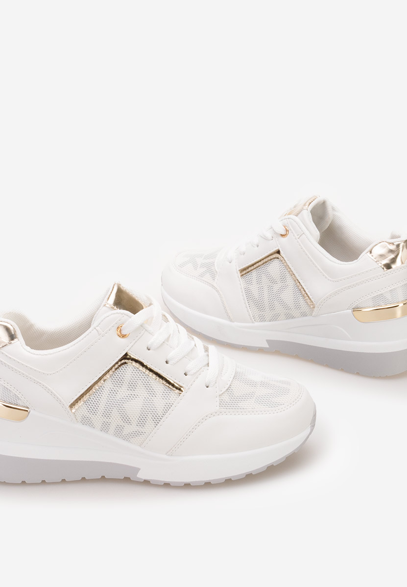 Sneakers με πλατφόρμα Velola λευκά