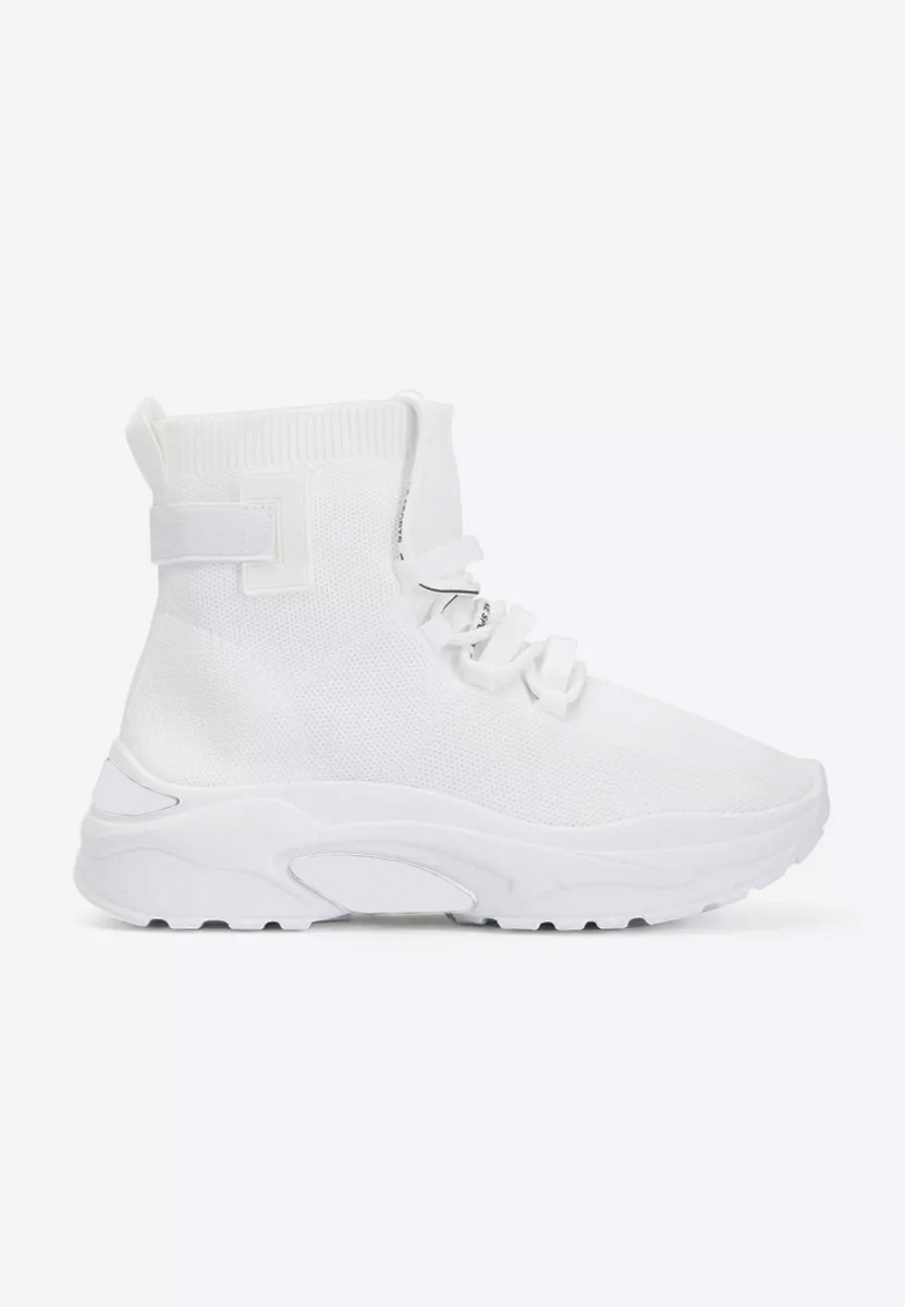 Sneakers με κάλτσα λευκά Loving