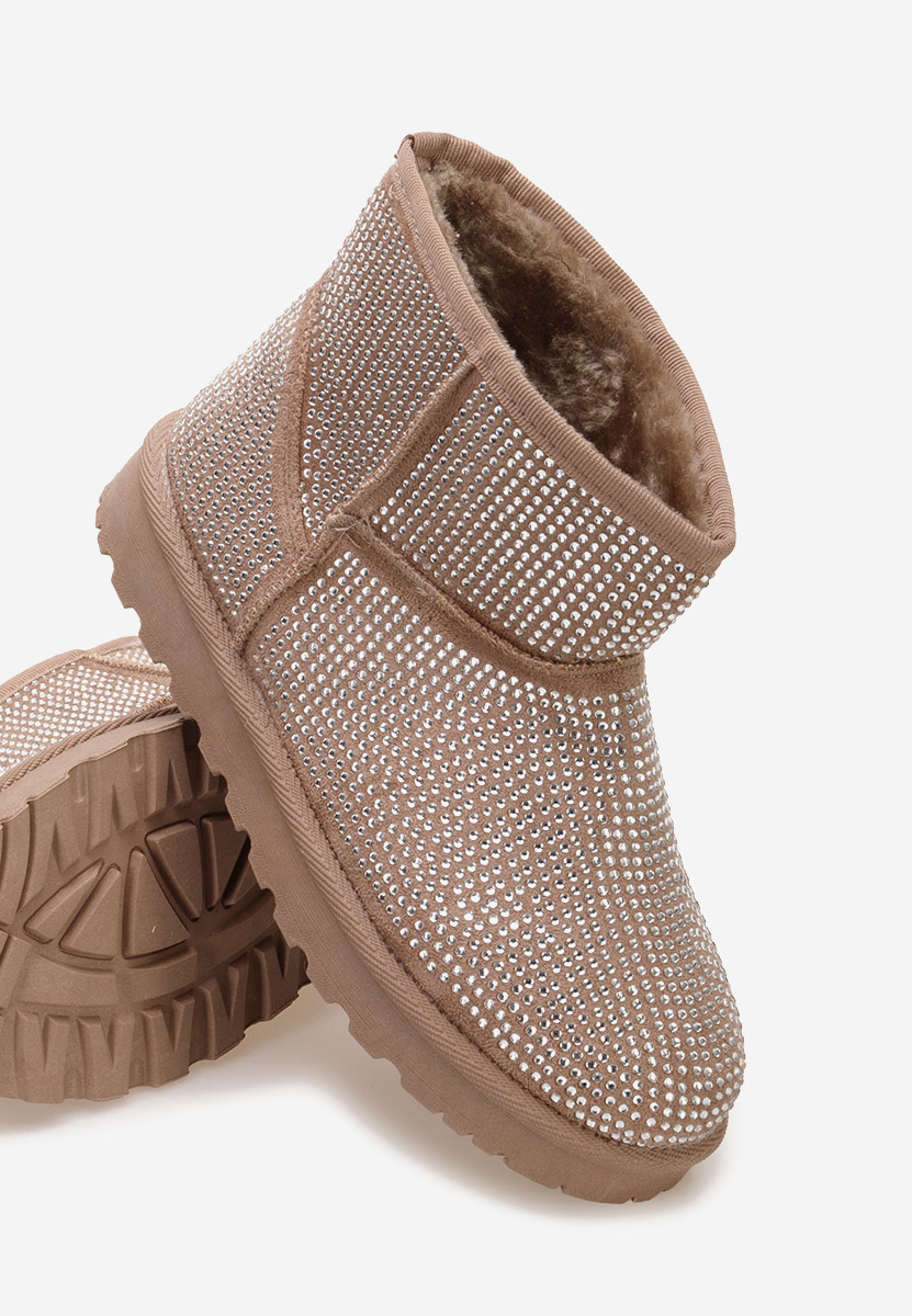 Μπότες τύπου UGG Rosaine καφε