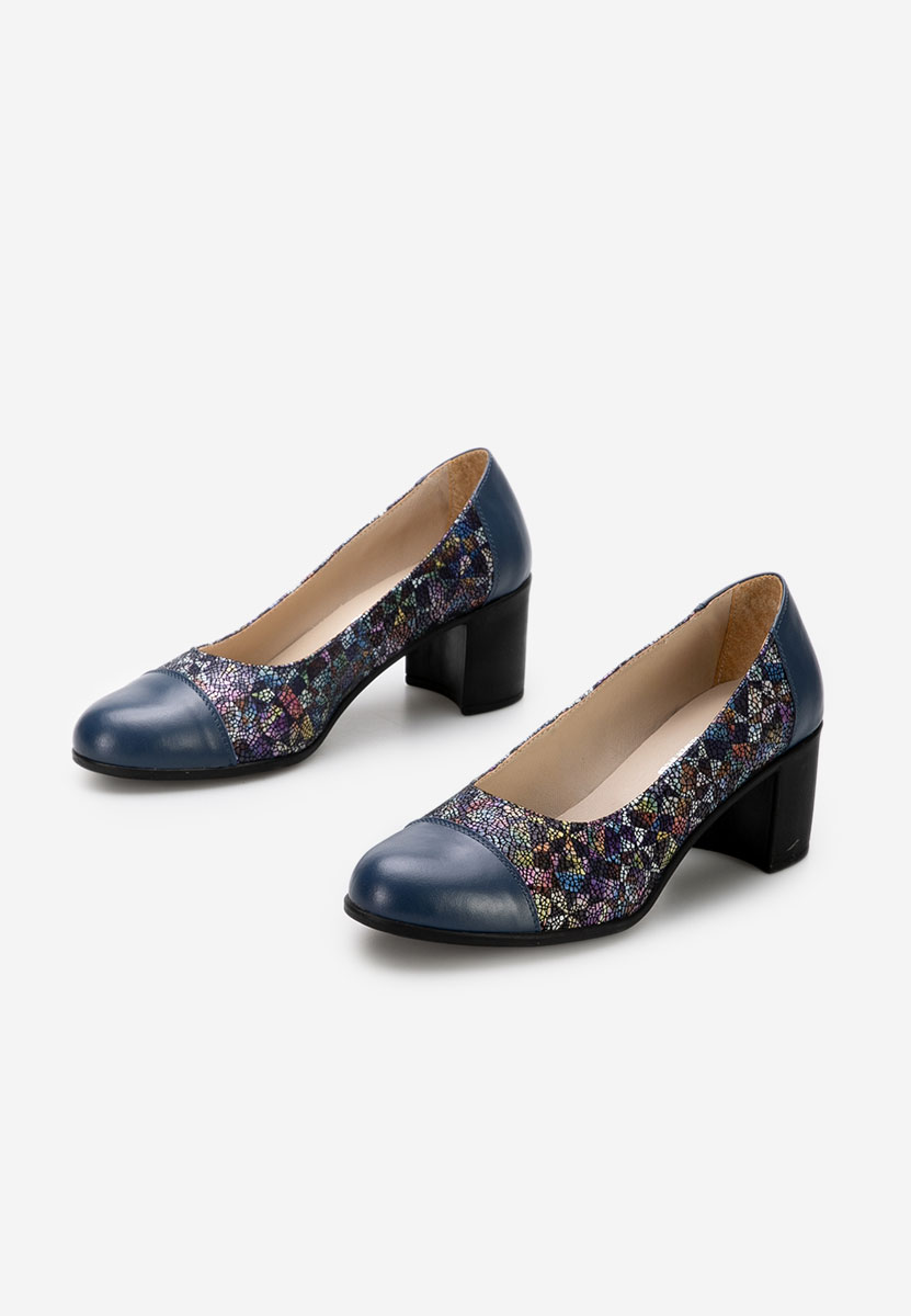 Γόβες με χοντρό τακούνι Judy V2 Πολυχρωμο