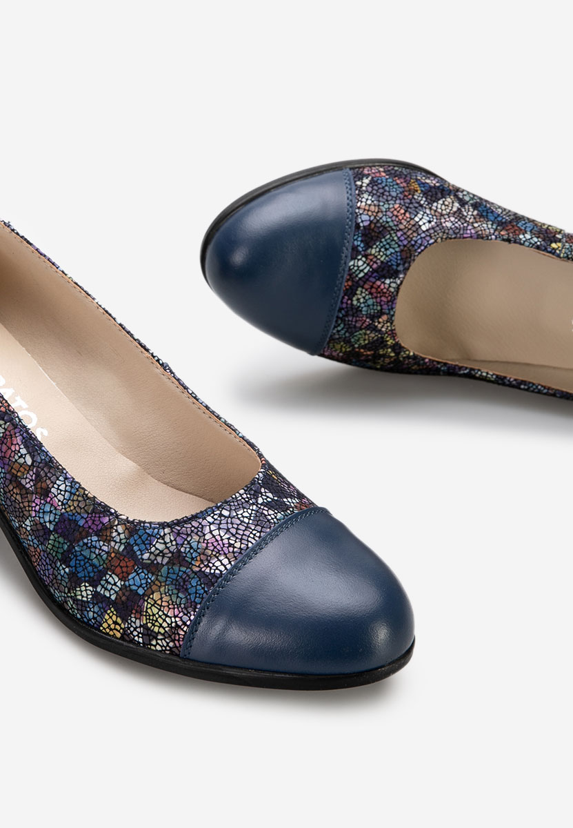 Γόβες με χοντρό τακούνι Judy V2 Πολυχρωμο