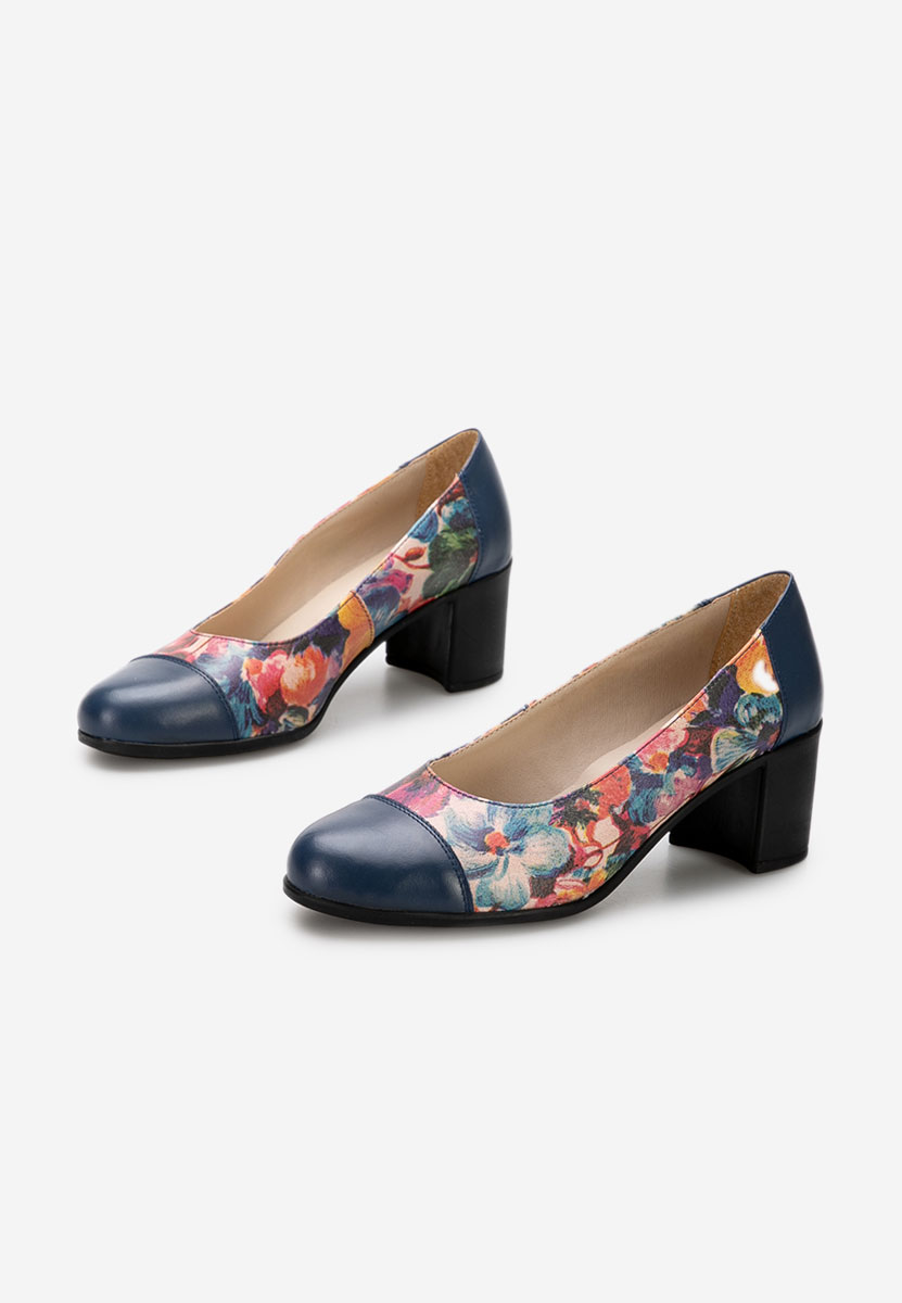 Γόβες με χοντρό τακούνι Judy Πολυχρωμο