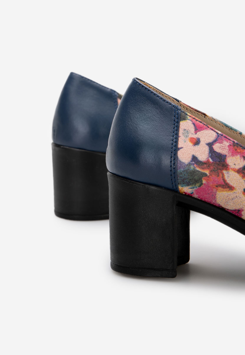 Γόβες με χοντρό τακούνι Judy Πολυχρωμο