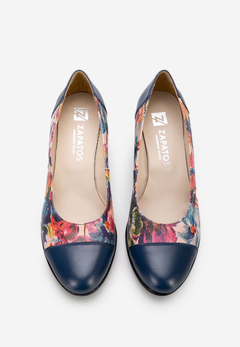 Γόβες με χοντρό τακούνι Judy Πολυχρωμο