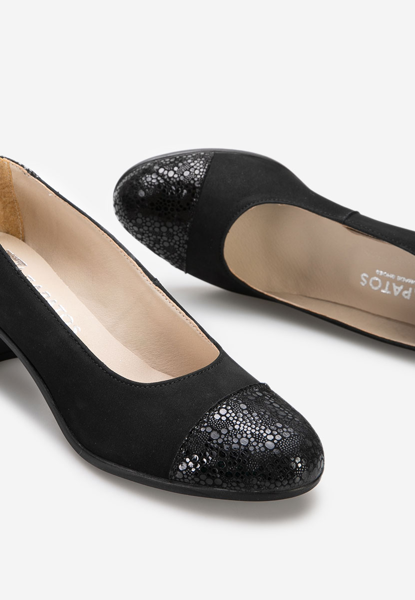 Γόβες με χοντρό τακούνι Judy V2 μαύρα