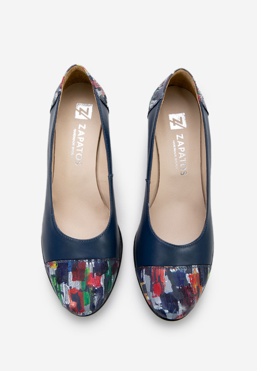 Γόβες με χοντρό τακούνι Judy V4 Νειβι