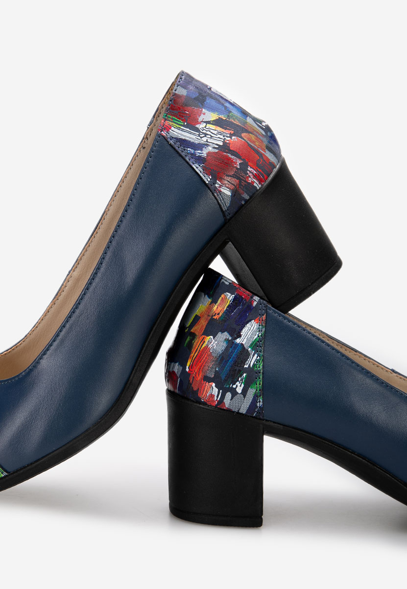 Γόβες με χοντρό τακούνι Judy V4 Νειβι