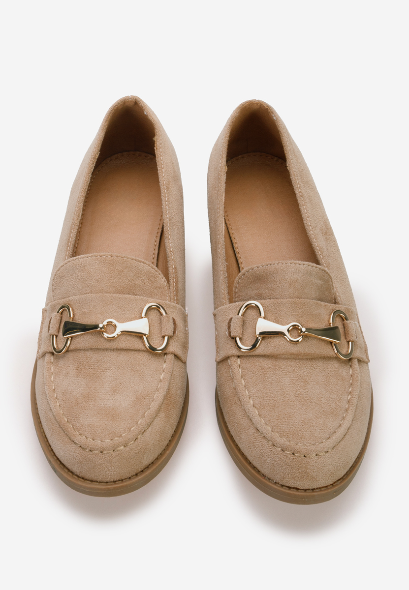 Loafers γυναικεια με τακουνι Empress χακι