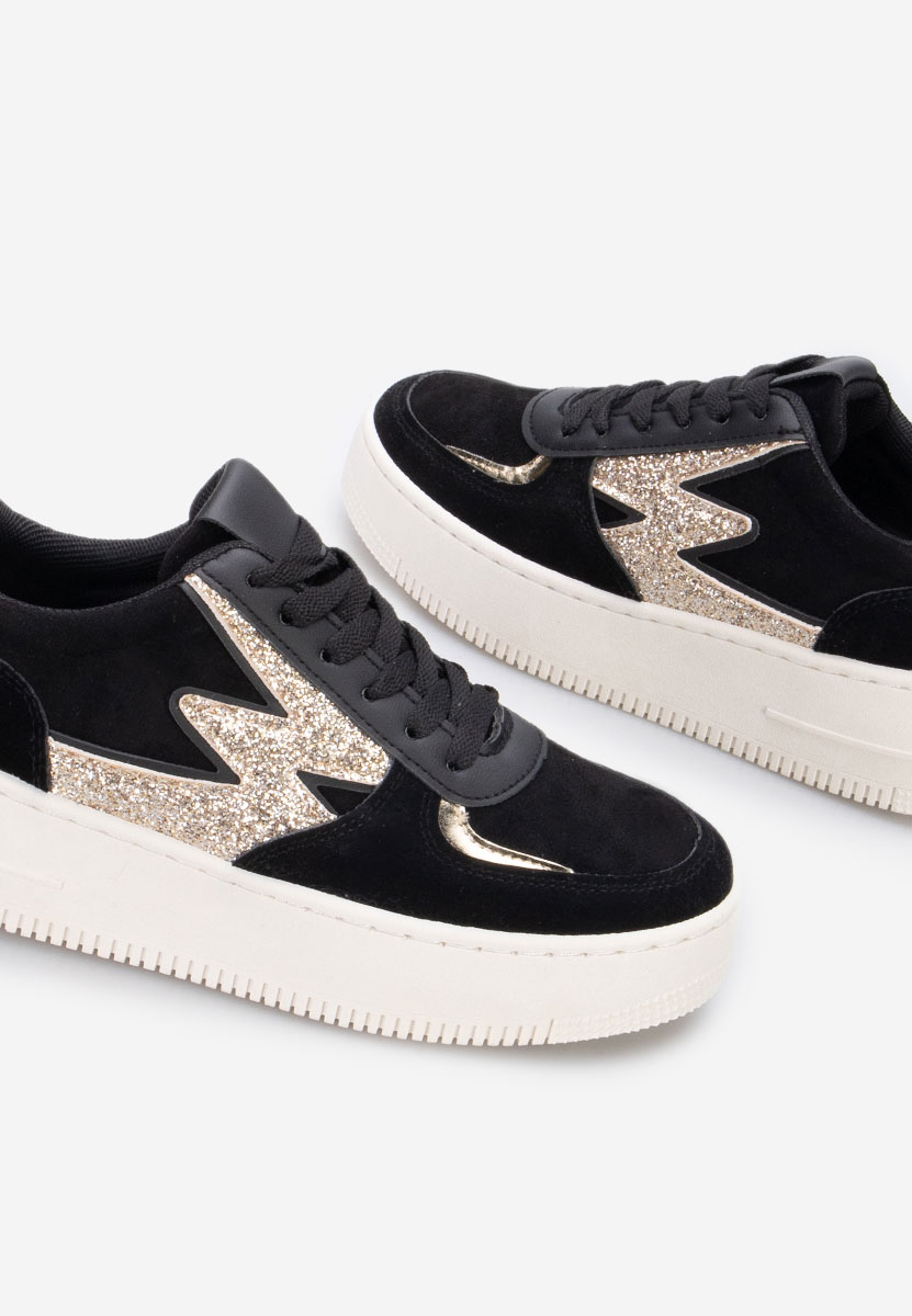 Sneakers με πλατφόρμα Nadine μαύρα