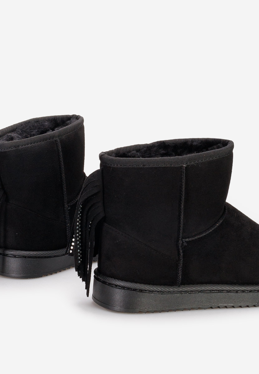 Μπότες κοριτσίστικες Theresia C Μαύρα