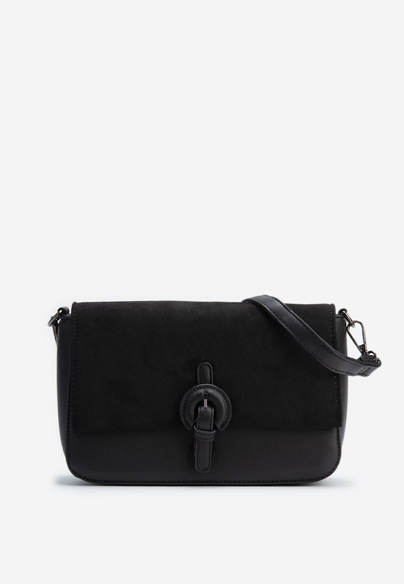 Τσάντα crossbody Delvia Μαύρα