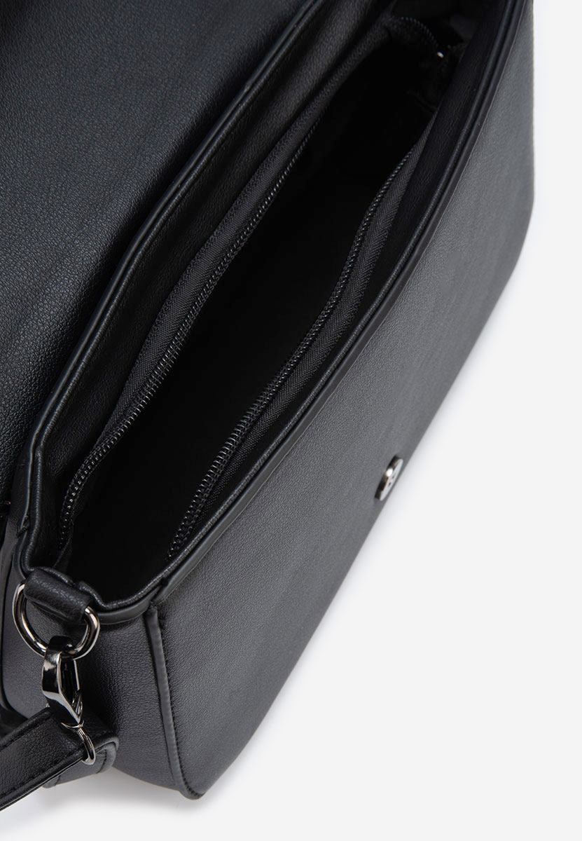 Τσάντα crossbody Delvia Μαύρα