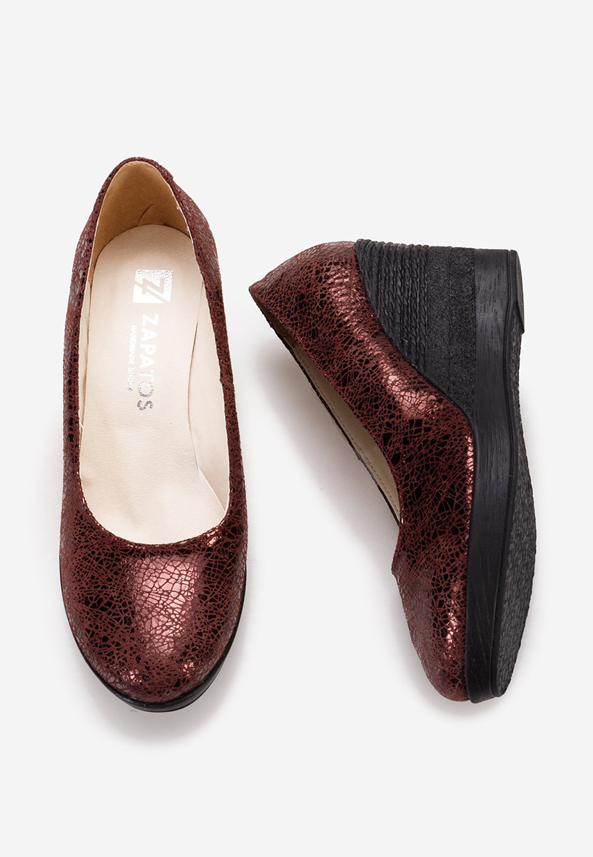 Ανατομικά παπούτσια Zolia μπορντό