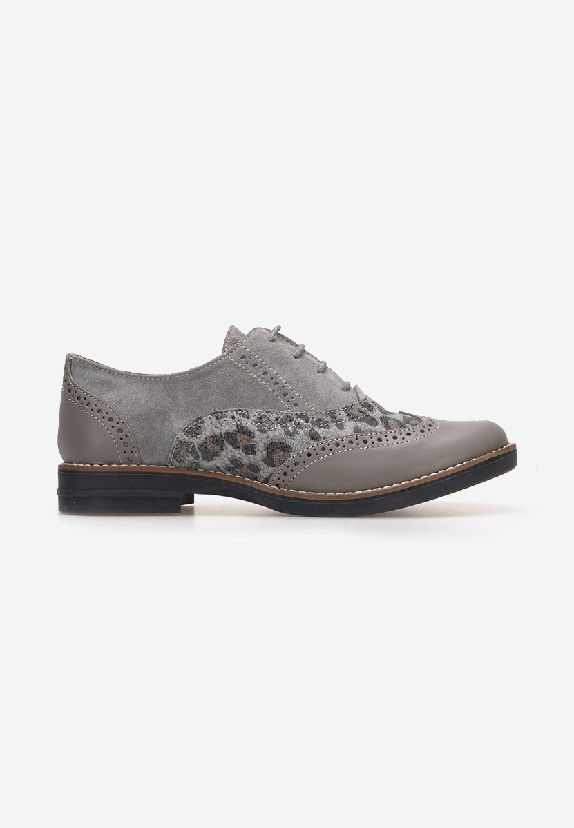 Brogue γυναικεια Emily V2 γκρι